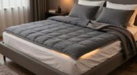 top king heated mattress pads