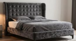 top king upholstered beds