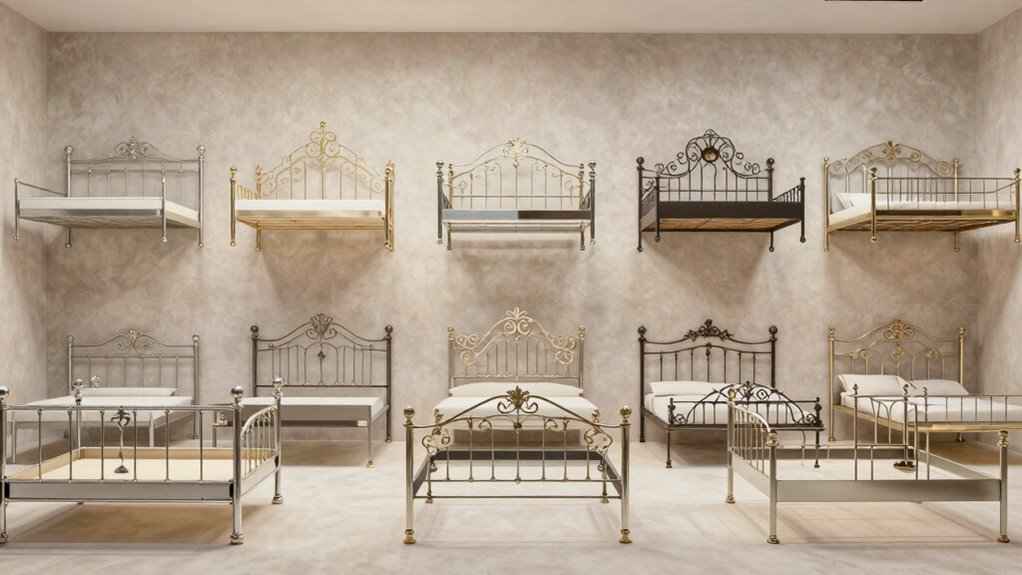 top metal bed frames