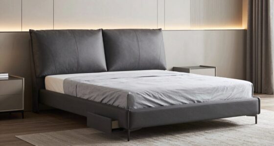 top platform bed storage