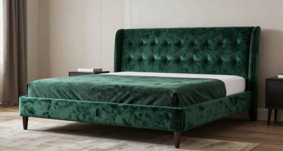 top queen upholstered bed