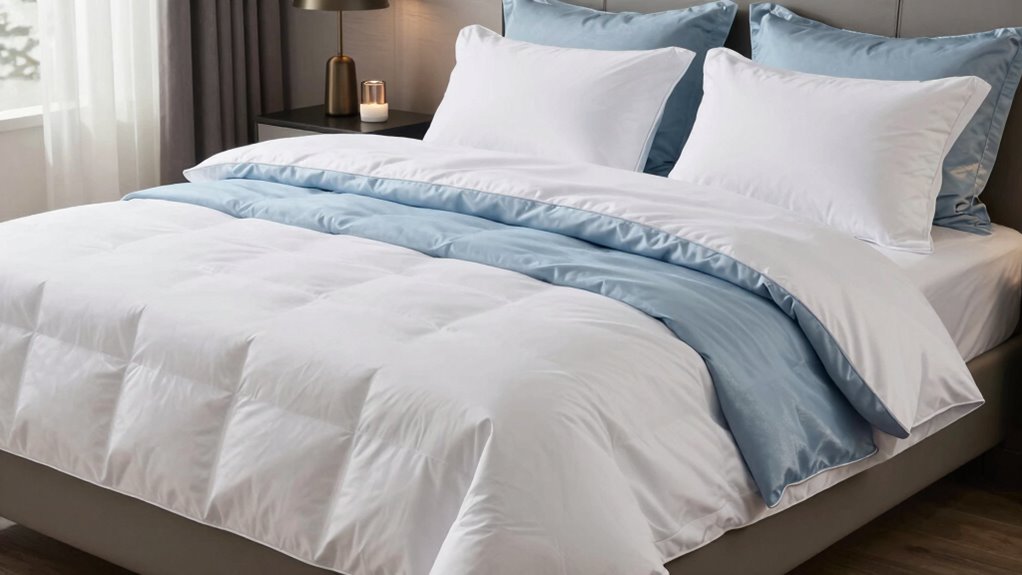 top split king cooling comforters