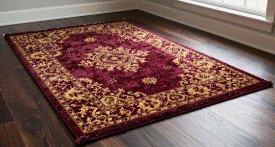 using rugs to absorb sound