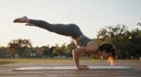 How to Come Into This Challenging Arm Balance, One Step at a Time