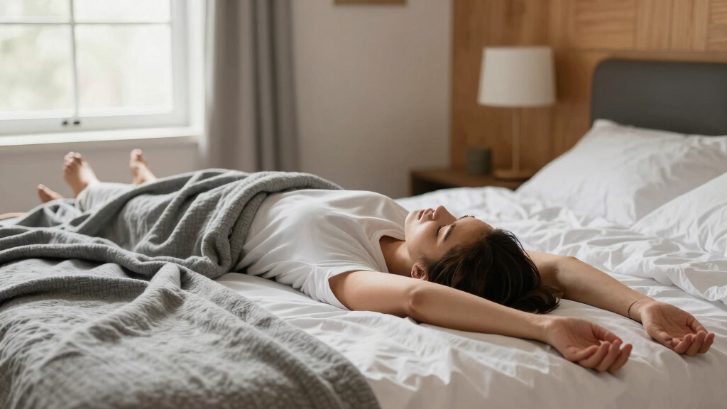 Feeling the Sunday Night Dread? Try This Simple Stretch That You Can Do in Bed.