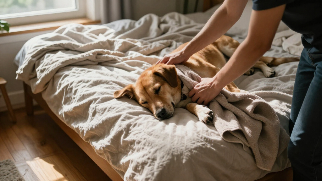 How Can I Kick My Dog Out Of Bed Without Hurting Our Bond?