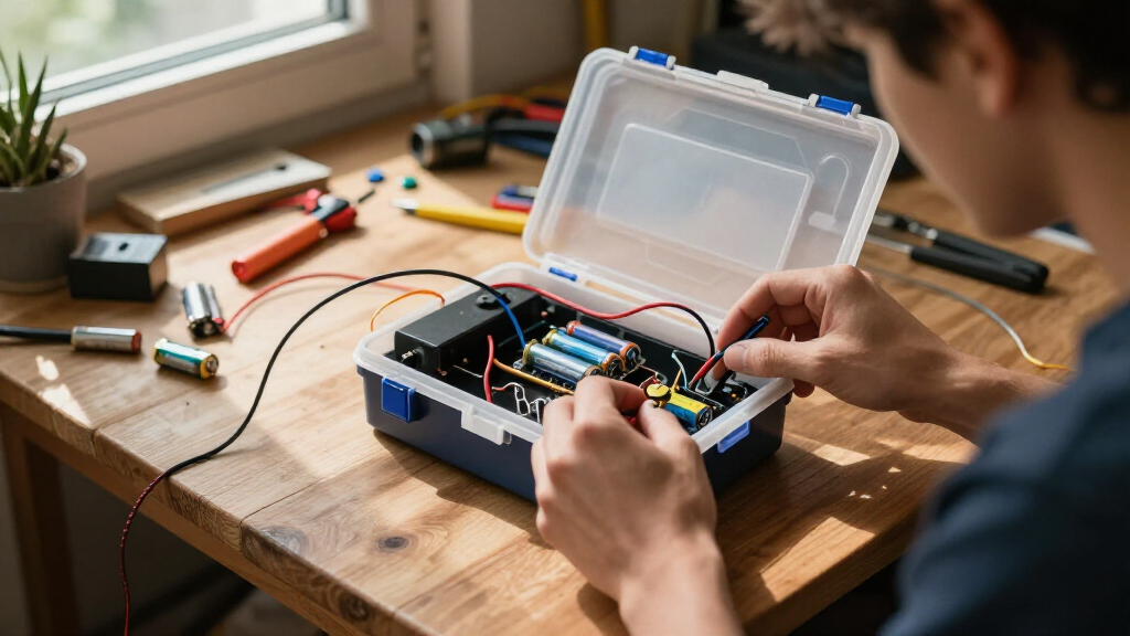 Tired Of Expensive Disposable Batteries And Rechargeable AA Suck. So I Made A 10K mAh Pack For My Deadbolt.